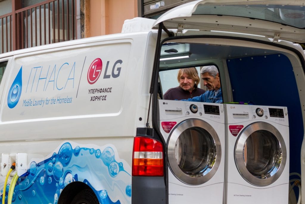 The story of Christos and Petros from Ithaca Laundry