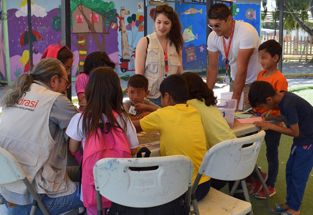Meet Lora Pappa, founder of METAdrasi - Action for Migration and Development, a nonprofit that supports the reception and integration of asylum seekers and refugees in Greece.