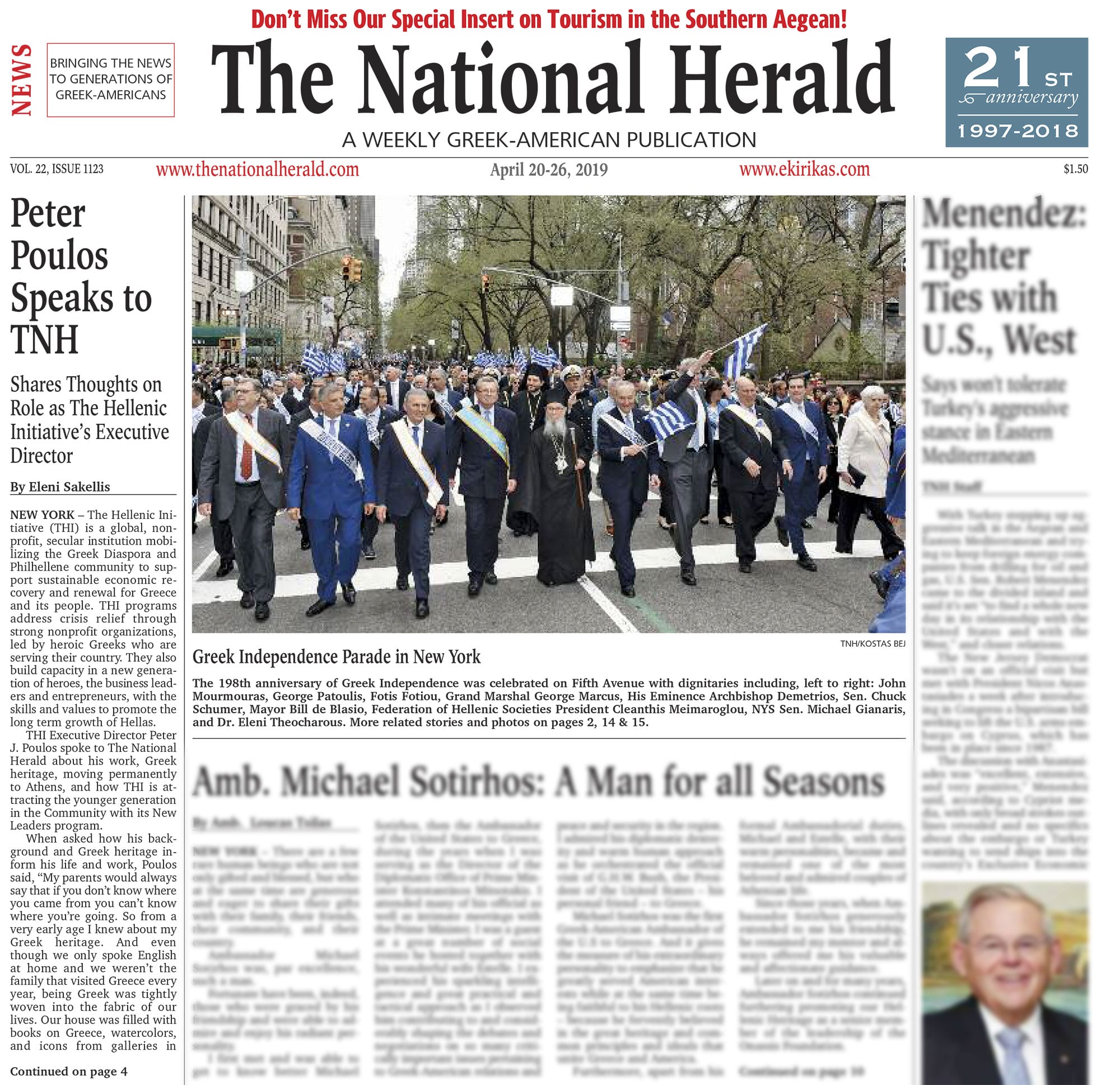 The Hellenic Initiative's Executive Director Peter Poulos speaks to The National Herald