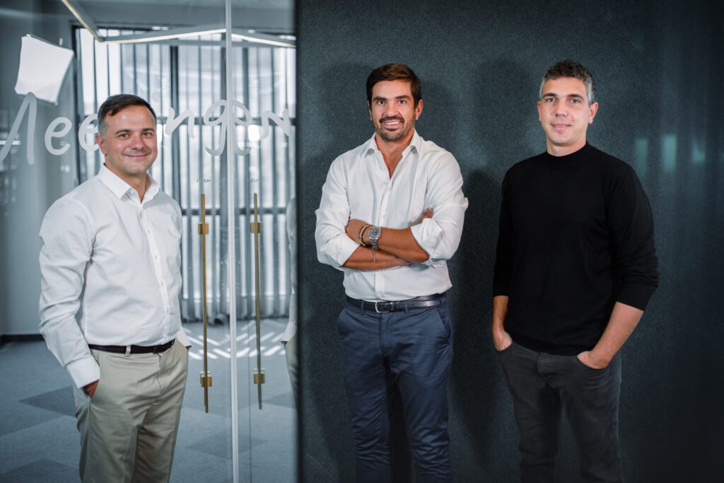 Prosperty’s Co-Founders. Left to right: Nikos Patsiogiannis, Antonis Markopoulos, and Antonis Despotakis.